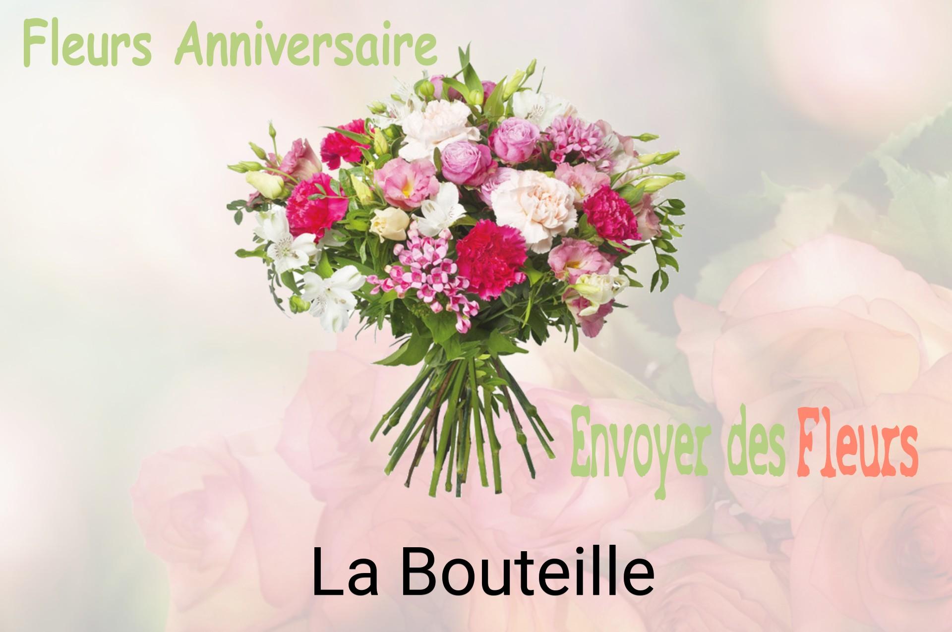Bouquet de fleurs d’anniversaire livré à La Bouteille